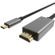 USB Type C to HDMI Male Gold Plated Converter Cable Aluminum Shell Adapter